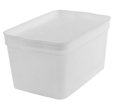 Ящик для хранения Keeplex Trendy 2,3 л 21,1х14,1х11 см матовый кристалл